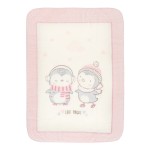 Kikkaboo Супер меко бебешко одеяло Love Pingus 80/110 см розово